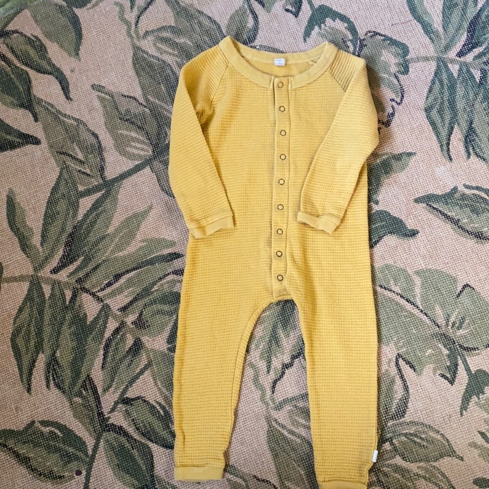 Nui Organics waffle one piece size 12-18